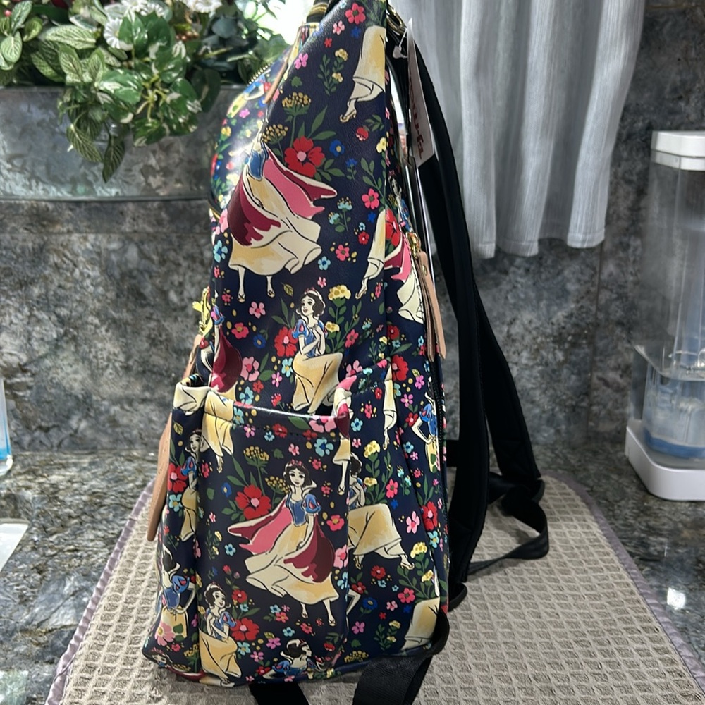 NWT Petunia Pickle Bottom Backpack Disney Snow White's Enchanted Forest - Picture 12 of 12